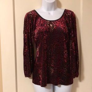 Velour top from Saks’s